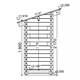 JÄTEKATOS J1 1,4 m2 1000x1700mm Kevythirsi 42x145